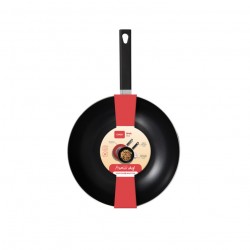WOK 32 cm Manche Amovible – Fonte d'Aluminium – Revêtement pierre – Tous feux Dont INDUCTION
