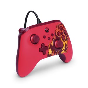 Manette Xbox one-s-x-PC filaire neon carbon Red Blaze xbox ergonomique- Casque Gamer XBOX ONE-X-S-PC