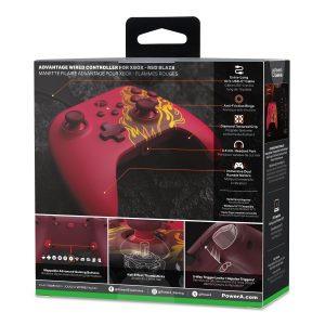 Manette Xbox one-s-x-PC filaire neon carbon Red Blaze xbox ergonomique- Casque Gamer RGB
