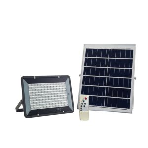 Projecteur solaire LED 1500 lumens 15W OPTEX avec détecteur de mouvement - Noir