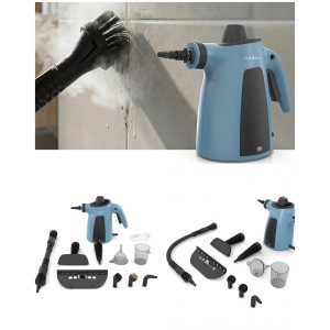 Nettoyeur vapeur multi-surface – 1050 W – 3,5 bars 0.35L – Brosse multi-surfaces - 10 accessoires polyvalents