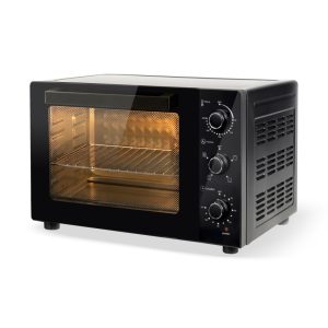 Four à micro-ondes – noir Laquée Métallique – 45 L – 1700 W – 4 Programmes Automatiques