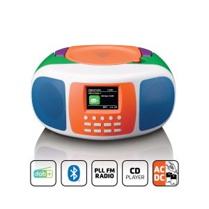 Radio FM Stéréo portable Lecteur CD-Bluetooth DAB+/FM -lecteur CD et grand écran couleur LCD