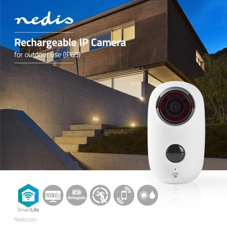 Caméra IP rechargeable | Extérieur | Capteur de Mouvement PIR | microSD | 6 000 mAh