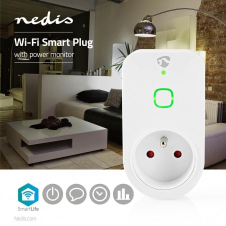 Prise Wi-Fi Intelligente | Type E (Française) | 16 A