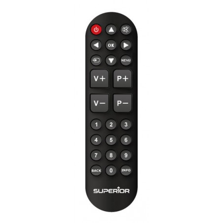Télécommande universelle simplifiée 5 marques prête à l'emploi