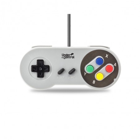 Manette filaire grise SUPER NINTENDO
