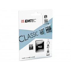 MicroSDHC 8Go EMTEC...