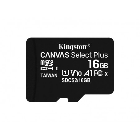 Kingston MicroSDHC 16GB Canvas Select Plus SDCS2/16GB