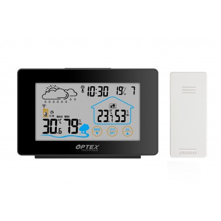 Station meteo noir&blanc tactile int /ext + sonde