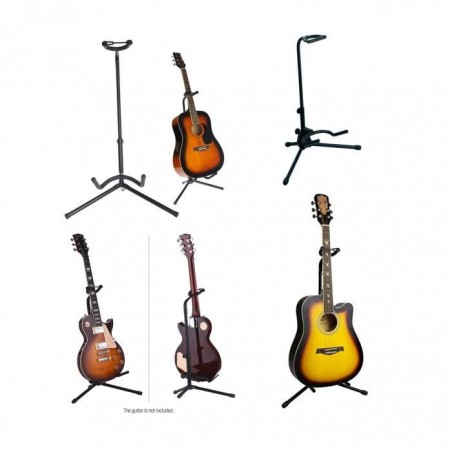 Support guitare tripode Pour Guitares Folk Acoustique Electrique Bass.