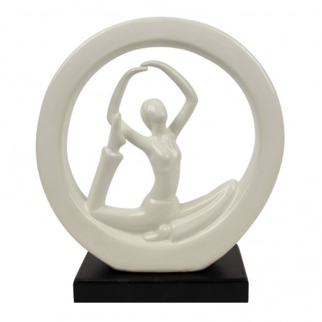 STATUETTE DÉCORATIVE DESIGN FEMME YOGA