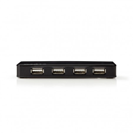 Hub USB 7 Ports, USB 2.0, Alimentation secteur / Alimenté par port USB, 7 × USB