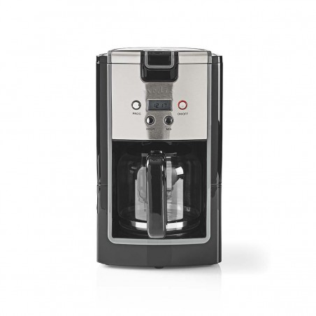 CAFETIÈRE, Jusqu'à 12 tasses, Minuteur de 24 Heures, noir