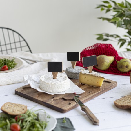 Plateau à fromage En acacia ET couteau à fromage