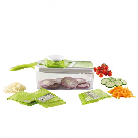 Mandoline 4 lames avec coupe ajustable
