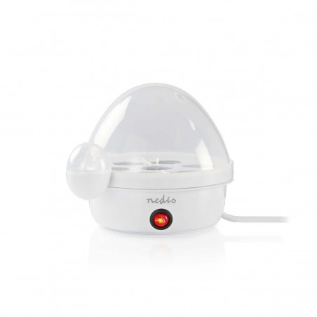 CUISEUR à œufs 7 œufs, Tasse à mesurer, Signal d'avertissement, Arrêt automatique, blanc