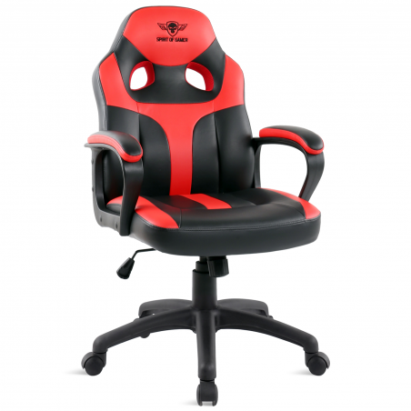 FAUTEUIL DE BUREAU gaming Junior noir et rouge fonction bascule, réglable
