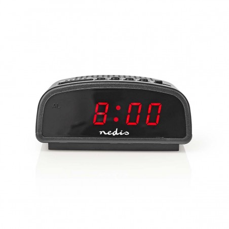 Radio Réveil avec alarme numérique Affichage LED couleur noir