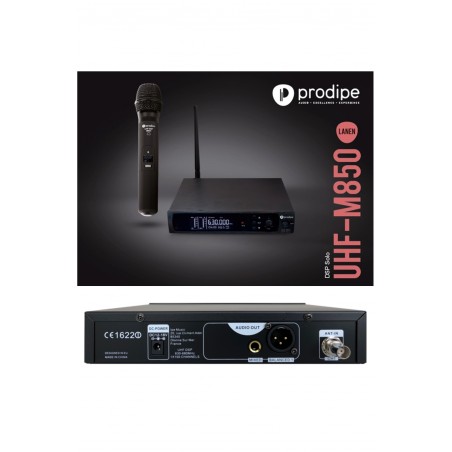 Micro Main Pro sans fil UHF DJ PARTY karaoké 1 CANAL – 100 Fréquences