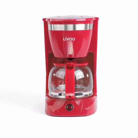 Cafetière électrique 800 W 12 tasses-Classique rouge