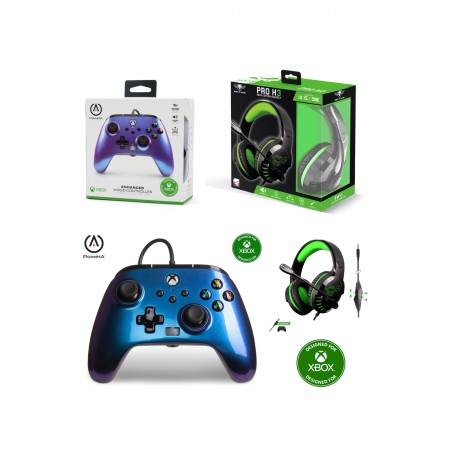 Pack manette Xbox ONE-S-X-PC NEBULA EDITION Officielle