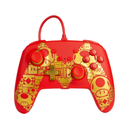 Manette filaire Switch – GOLDEN MARIO avec Câble USB DETACHABLE