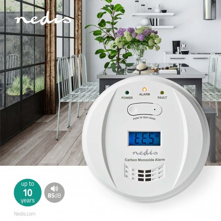 Détecteur de Monoxyde de Carbone CO2 Alarme de monoxyde