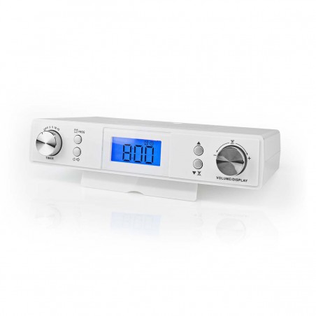 Radio FM Alarme sous Meuble 20 Stations LCD LED BL
