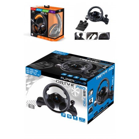 Volant et pédales de jeu Vidéo Pro Race Pro SV450 + casque