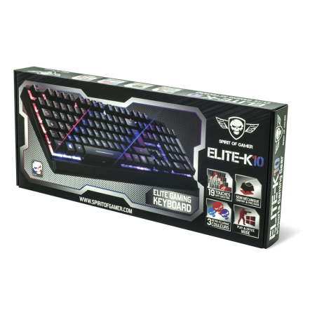 Clavier gamer LED RGB elite-k10-anti-ghosting-gaming