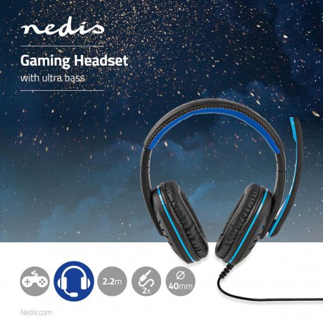 Casque Gamer | Tour d'oreille | Microphone | Connecteurs 3,5 mm