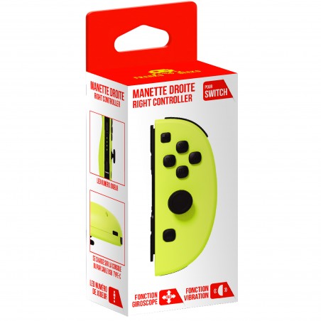 Manette Droite Switch iiCon Yoycon jaune V2 pour Nintendo Switch