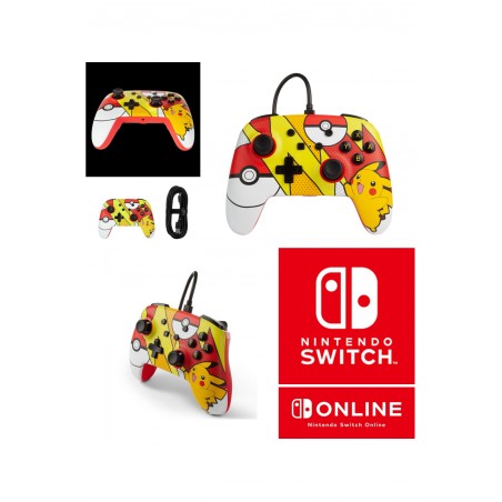 Manette filaire Switch – Pokémon – Pikachu Pop Art