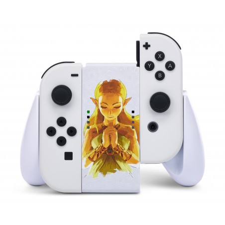 Grip Switch blanc confort ZELDA Design pour Joycon princesse zelda