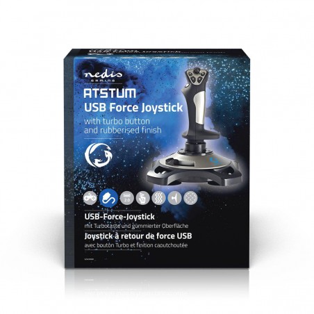 Joystick de jeu | Vibrations | Alimenté par USB | Compatible avec périphériques USB