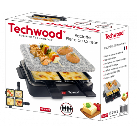APPAREIL A RACLETTE + PIERRE pour 4 personnes