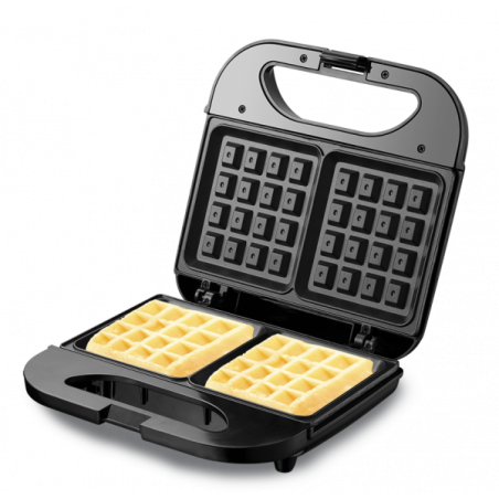 Gaufrier électrique noir 800 w