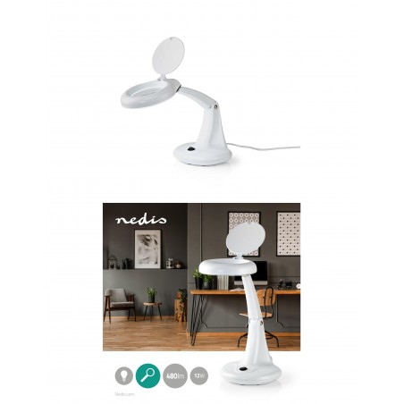 Lampe loupe Métal de table Force de l’objectif 3+1