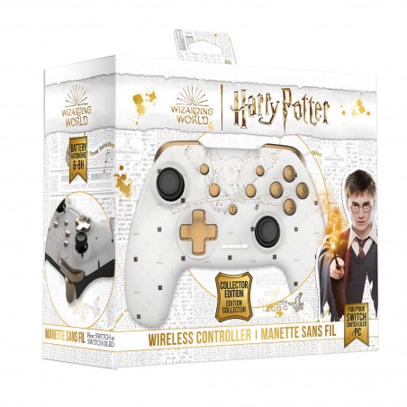 Manette Switch Bluetooth Harry Potter blanche