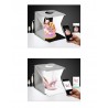 Photo Box blanche lumineuse à 35 LED Studio pliable 40 × 40 × 40cm