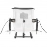 Kit pour studio photo 2 projecteurs 40 cm 40 cm 40 cm 425LM