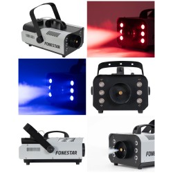 Machine à fumée 900W 6 X 3W...