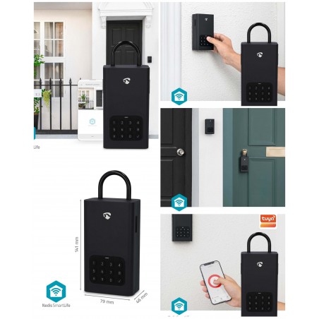 Boîte à clés Extérieure Bluetooth Wi-Fi IPX5