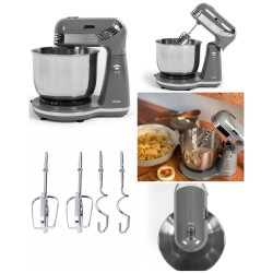 Robot Pâtissier Pétrin Gris...