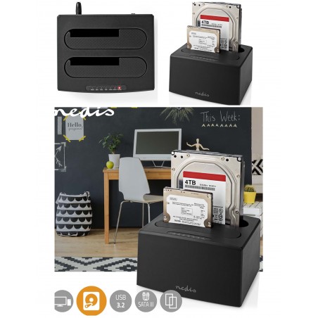 Station d'accueil Double Disques dures SSD SATA