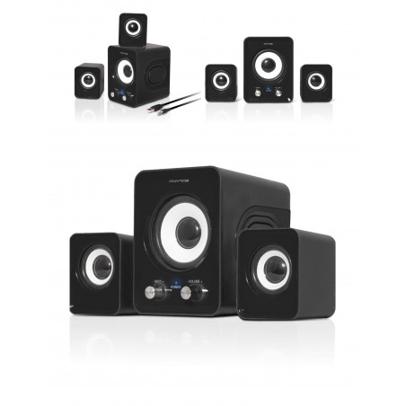 Haut-parleurs de jeu 2.1 SUBWOOFER gamer + prise 3,5 mm 6 RMS