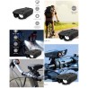 Caméra cycliste multifonctionnelle 3-en-1 1080p@30fps 2 MPixel 600 min 70 ° Support