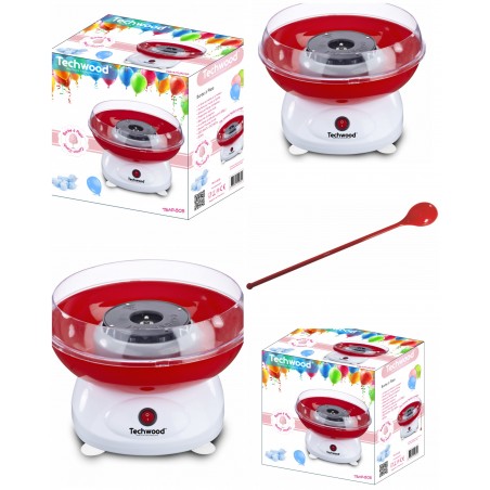 Appareil à Barbe à Papa blanc et rouge 500 W machine à barbe à papa 500 W