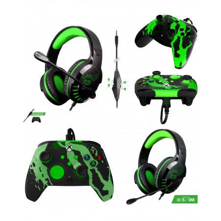 Casque gamer Pro H3 Spirit of gamer Xbox ONE/S/X/PC + manette Xbox ONE-S-X-PC filaire REMAT JOLT Officielle